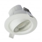 Foco Downlight LED COB Orientable Redondo Blanco Ø90mm 8w